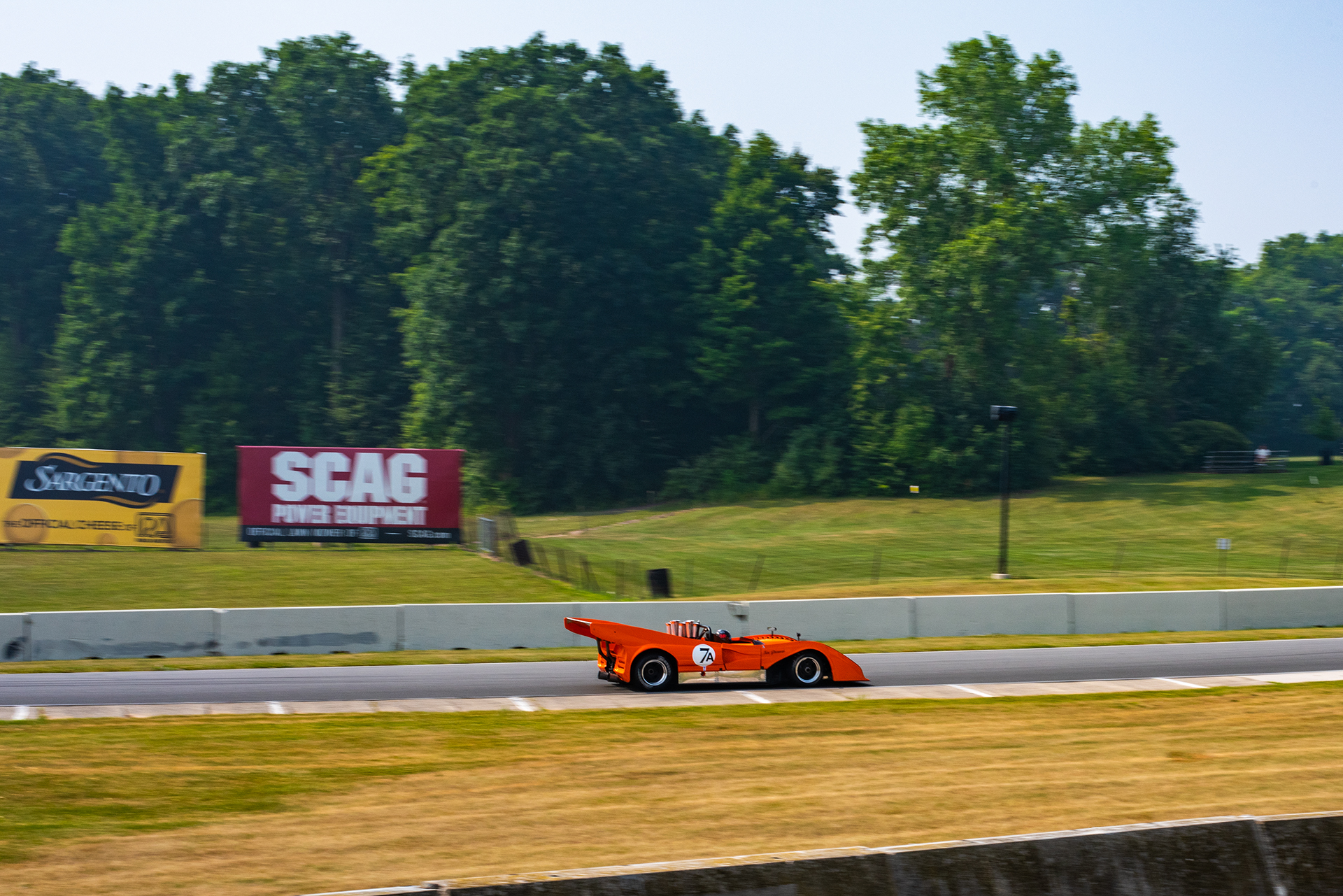 2007 NuArt Can-Am climbing the hill in haze